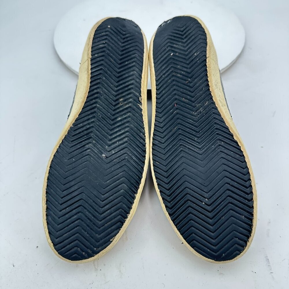Golden Goose Deluxe Brand GGDB Superstar EU 40 Women 10 Men 7 Black Shoes - Picture 8 of 11